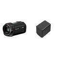 Panasonic HC-V785EG-K Full HD Camcorder schwarz & VW-VBT380E-K Li-Ion Camcorder Akku