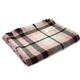 Pink Check Recycled Wool Blanket