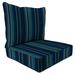 Darby Home Co 24" x 46.5" Outdoor Deep Seat Chair Cushion Set w/ Welt Polyester in Blue | 6 H in | Wayfair 222DD96B083B48BB8CCB9452CFCADDEE