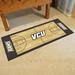 Black/Brown 72 x 30 x 0.25 in Kitchen Mat - FANMATS VCU_VCU Rams Court Runner Rug - 30In. X 72In. Plastic | 72 H x 30 W x 0.25 D in | Wayfair 27586