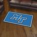 Blue 60 x 36 x 0.5 in Kitchen Mat - FANMATS Middle Tennessee_Middle Tennessee Raiders 3Ft. X 5Ft. Plush Area Rug Plastic | Wayfair 26990