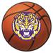 Black/Indigo 27 x 27 x 0.25 in Kitchen Mat - FANMATS LSU_LSU Tigers Basketball Rug - 27In. Diameter Plastic | 27 H x 27 W x 0.25 D in | Wayfair