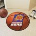 Orange 27 x 27 x 0.5 in Kitchen Mat - FANMATS Phoenix Suns_NBA Retro Phoenix Suns Basketball Rug - 27In. Diameter Plastic | Wayfair 35375