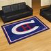 Blue/Red 59.5 x 88 x 0.5 in Kitchen Mat - FANMATS Montreal Canadiens_NHLRETRO Montreal Canadiens 5Ft. X 8 Ft. Plush Area Rug Plastic | Wayfair