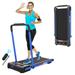 FYC 2 in 1 2.5HP Under Desk Foldable Treadmill Free Installation with Remote Control and LED Display