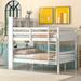 Full Over Full Separable Bunk Beds with Bookcase Headboard