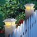 Solar Powered Integrated LED Fence Post Cap Light