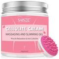 Saisze 8.8 oz Anti Cellulite Intensive Fat Burning Cream Gel & Cellulite Massager 100% Natural Cellulite Treatment Penetrates Skin to Break Down Fat Tissue Firms Tones Tightens & Moisturizes Skin