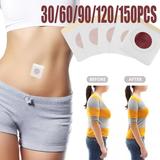 Kufutee Chinese Medicine Weight Loss Navel Sticker Weight Loss Belly Fat Burning Slim Patch Belly Fat Burner Slimming Patch-90PCS