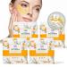 Tada Beauty Single 12 Pair Hydrogel Under eye mask Instant Brightening Firming (Sea Buckthorn & Papaya) Eye Masks Korean Under Eye Patches for Dark Circles and Puffiness