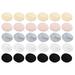15 Pairs Soft Fabric Breathable Five Toes Forefoot Pads 5 Colors Black White Pink Gray Beige for Women