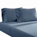 Eider & Ivory™ Caddigan Cotton Ultra Soft Bed Sheet Set, Prewashed Cotton in Blue/Navy | King | Wayfair 0AEB52B553984659A8E403B52C960CE2