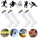 2Pairs Soccer Socks Knee High Classic Breathable Elastic Football Training Sports Socks Adult-White