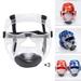 Clear Taekwondo Face Guard Thickened Detachable Protective Cover Head Cover for Martial Arts Sparring Boxing Sanda Kids 3Pcs