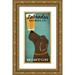 Fowler Ryan 14x24 Gold Ornate Wood Framed with Double Matting Museum Art Print Titled - Labrador Brewing Co Boston