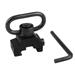 Durable Quick Release Button Sports Accessory Mount Base 1.25 Swivel Sling Ring QD Buckle With Picatinny Rail Tactical Strap Mount Adapter Buckle Loop