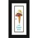 Loreth Lanie 11x24 Black Ornate Wood Framed with Double Matting Museum Art Print Titled - Dessert Ice Cream I