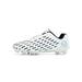 Difumos Boy Nonslip Flat Athletic Shoes Breathable Soccer Cleats Hiking Round Toe Lightweight Trainers White 8.5