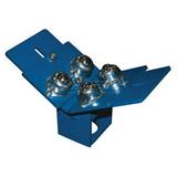 Vestil STAND-T Optional Adjustable Roller Plate Top for Portable Roller Stands Blue