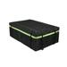 OWSOO Waterproof Cargo Bag Car Roof Cargo Carrier with Night Reflective Strip Universal Luggage Bag Storage Cube Bag for Travel Camping