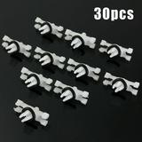 30X Top Roof Rain Gutter Moulding Trim Fastener Clip For BMW E46 51138204858