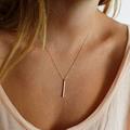 Kayannuo Christmas Clearance Women Metal Bar Chain Unique Gift Party To My Daughter Love Mom Necklace