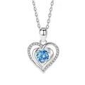 Kayannuo Christmas Clearance Ocean Heart Necklace Female Korean Style Temperament Heart Pendant Clavicle Chain