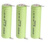 Kastar 3-Pack 1.2V 2200MAh Ni-MH Battery Compatible with Norelco WS400 WS600 PQ212 PQ222 RQ320 YS502 Remington Groomer / Trimmer F-4790 F-5790 F-7790 MS-280 MS-290 MS-5100 MS-5200 MS-5500 MS-5700