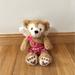 Disney Toys | Disney Duffy Be My Valentine Bear Plush | Color: Pink/Tan | Size: Medium Size Plush