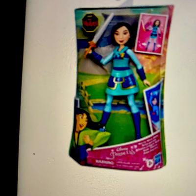 Disney Toys | Disney Princess Mulan Warriors Moves Action Figure. | Color: Blue/Green | Size: 2 Available