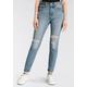 Skinny-fit-Jeans LEVI'S "501 SKINNY" Gr. 31, Länge 30, blau (blues) Damen Jeans Röhrenjeans