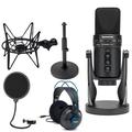 Samson G-Track Pro USB Mic w/ shock Mount + Headphone + Pop Filter + Mic Stand