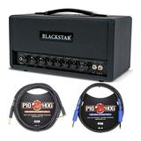 Blackstar St. James 50W 6L6 Tube Amp Head with Speaker and Guitar Cable