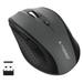 E-YOOSO Wireless Mouse Computer Mouse 18 Months Battery Life Cordless Mouse 5-Level 2400 DPI 6 Button Ergo Wireless Mice 2.4G Portable USB Wireless Mouse for Laptop Mac Chromebook PC Windows