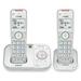 VTech Bluetooth DECT 6.0 Expandable Cordless Phone with Connect to Cell and Answering System (2 Handsets Silver) VT VS112-27