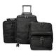 ONLI TRAVEL Revolution All-in-One Bundle Bundle: Complete 3-Part Modular Rolling Pack and Packing Cubes (Black)