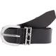 Calvin Klein Damen Gürtel Loop Belt 3,0 cm Ledergürtel, Schwarz (Ck Black), 90