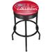 NHL Black Ribbed Bar Stool - 20.75 x 20.75 x 29