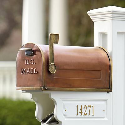 Us Copper Mailbox - Grandin Road