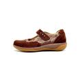 Women's Aloe Mary Jane Flat by Hälsa in Dark Brown Suede (Size 11 M)