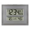 La Crosse Technology Atomic Digital Gray & Silver Contemporary Clock 512-85937-Int
