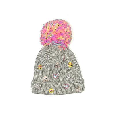The Children's Place Beanie Hat: Gray Accessories - Kids Girl's Size 4