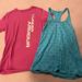 Under Armour Tops | Bundled Under Armour Workout Shirt And Tank | Color: Blue/Pink | Size: S