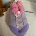 Disney Shoes | Disney Tangled Rapunzel Slipper Socks! | Color: Pink/Purple | Size: Os