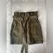 Free People Skirts | Free People Belted Army Green Mini Skirt Size 2 | Color: Green | Size: 2