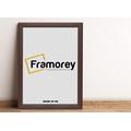 FRAMOREY Mahogany 34x22 Inch Size Picture Frame, Wall Hanging Photo Frames, LW Antique Style Print Poster Frame, Wall Hanging Frames, Home Decor Frame,
