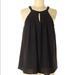 Anthropologie Tops | Anthropologie Sunday In Brooklyn Drapey High Neck Tank In Black | Color: Black | Size: Xs
