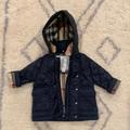 Burberry Jackets & Coats | Burberry Baby Navy Plaid Quilted Jacket 6 Months | Color: Blue/Tan | Size: 6-9mb