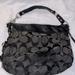 Coach Bags | Coach Large Black Shoulder Bag | Color: Black/Silver | Size: Large