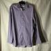Michael Kors Shirts | Michael Kors Mens Checked Long Sleeve Button Down Shirt Size 17 1/2 34-35 Euc | Color: Purple | Size: 17.5